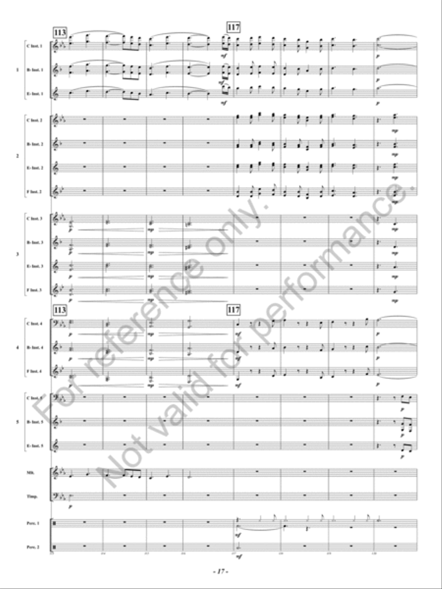 Ghillie Dhu Ghillie Dhu Concert Band scores gallery preview page 18