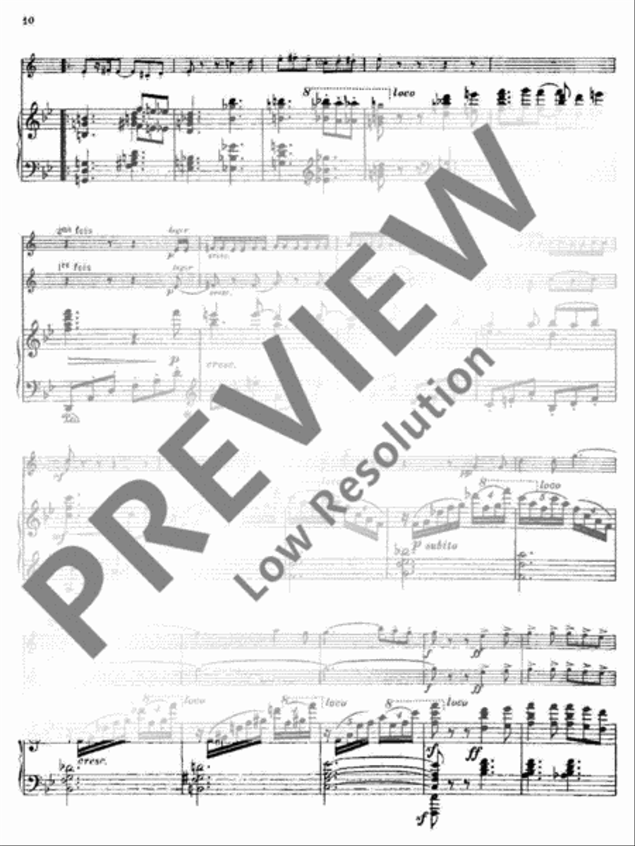 Fantaisie-Caprice Trumpet scores gallery preview page 11
