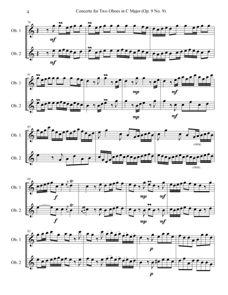 Concerto for Two Oboes in C Major, Op. 9 No. 9 image number null