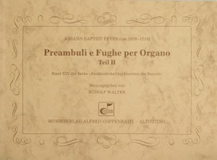 Book cover for Peyer: Preambuli e Fughe per Organo Teil II