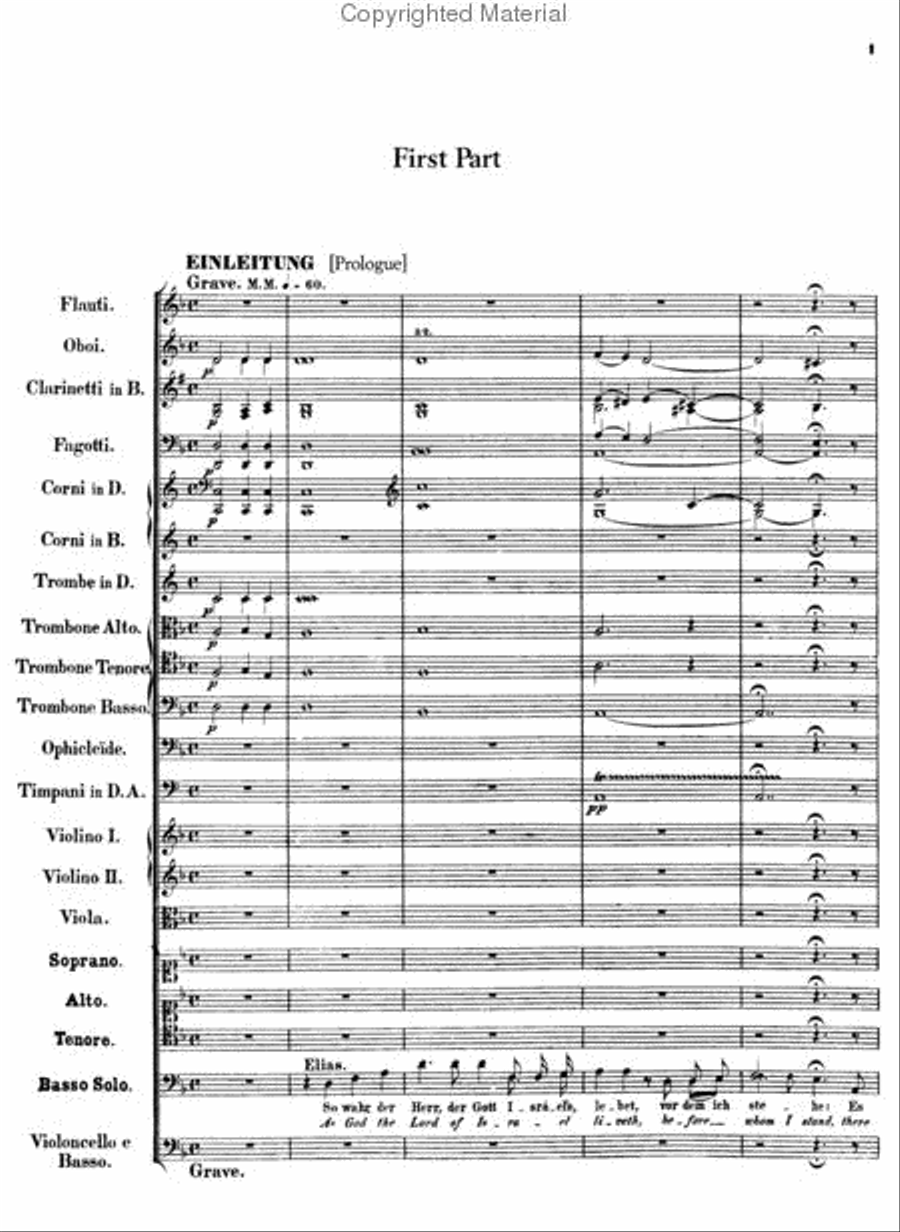 Elijah in Full Score Choir scores gallery preview page 3
