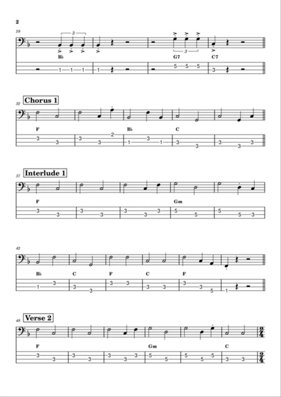 Only The Lonely (Know The Way I Feel) Guitar Tablature scores gallery preview page 2