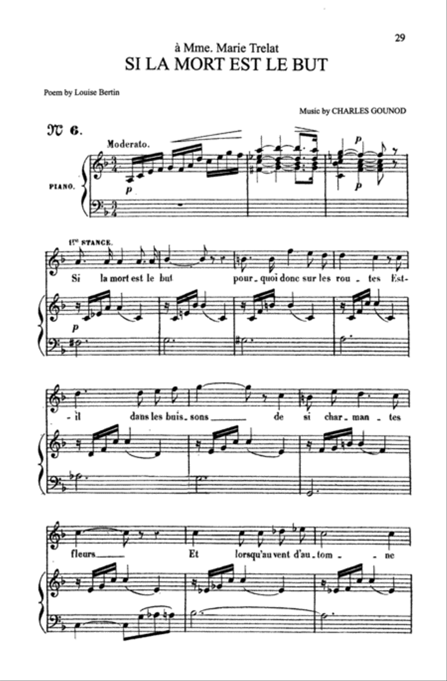Gounod: Songs, Volume II, High Voice (French) High Voice scores gallery preview page 1