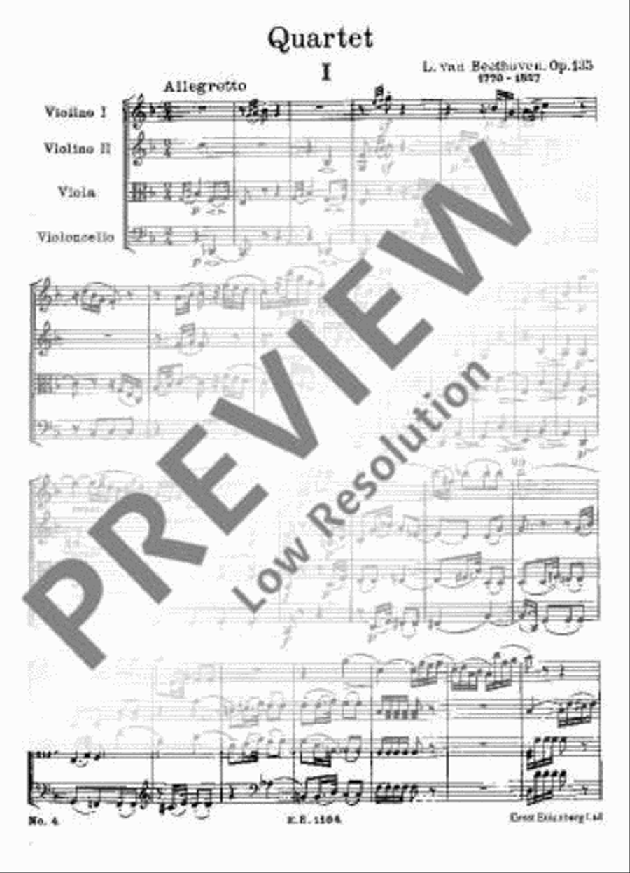 String Quartet F major String Quartet scores gallery preview page 8