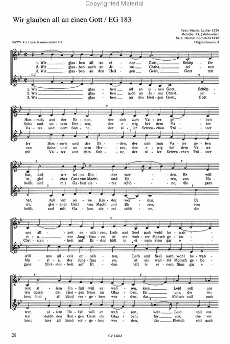 Chorheft 17: Ausgang und Eingang (Wurtt.) Choir scores gallery preview page 3