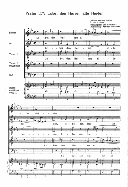 Cantiones sacrae -Neujahrsgesänge, dem Frankfurter Rath gewidmet für 5 Stimmen, Chor und Orgel-