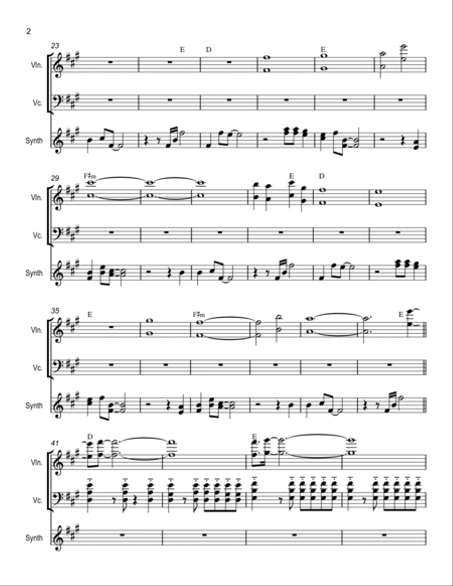 Flaming June Small Ensemble scores gallery preview page 2