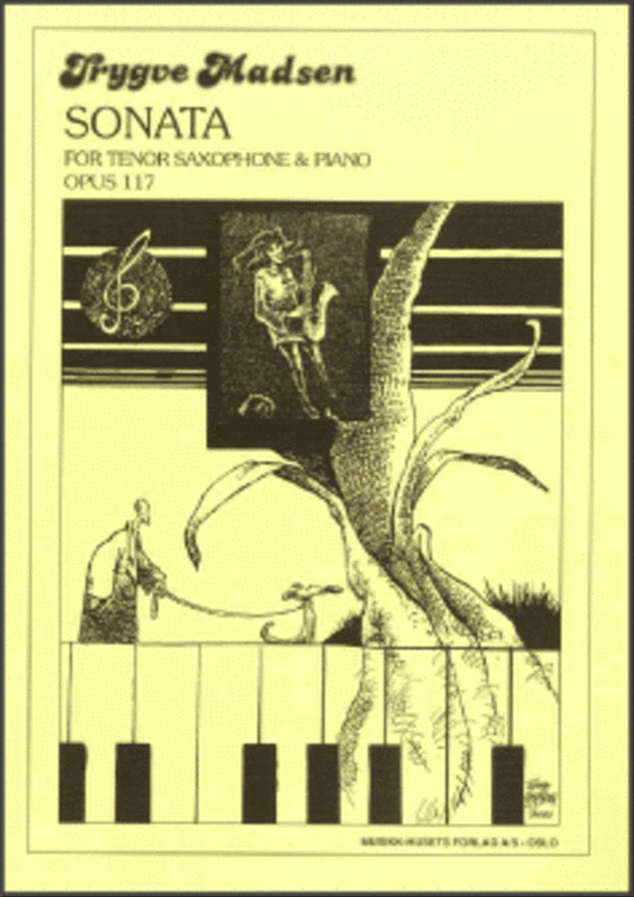 Sonata for Tenor Saxophone and Piano Op. 117 Tenor Saxophone scores gallery preview page 1