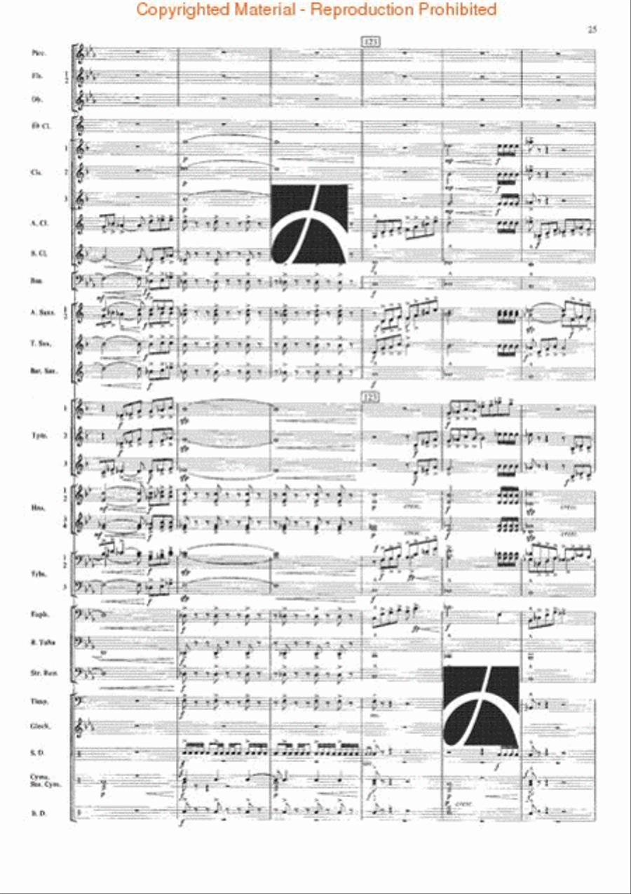 The Seventh Night of July Concert Band scores gallery preview page 22