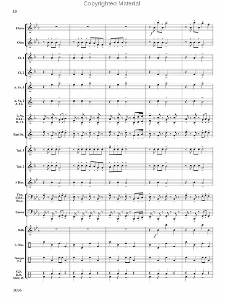 Portly Penguin Parade Concert Band scores gallery preview page 9