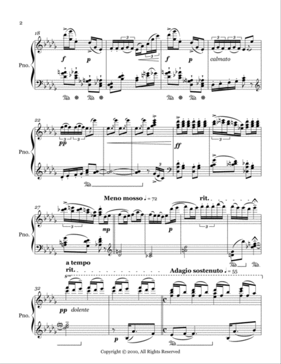 Preludes for Piano - IV. Preludes for Piano - IV. Piano Solo scores gallery preview page 2