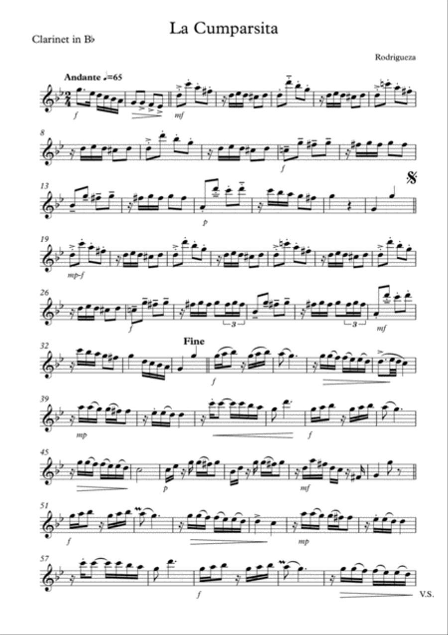 La Cumparsita Brass Ensemble scores gallery preview page 5