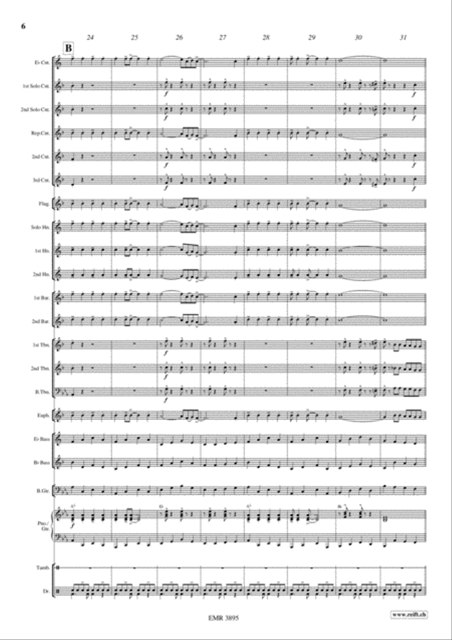 Let's Twist Again Brass Band scores gallery preview page 7