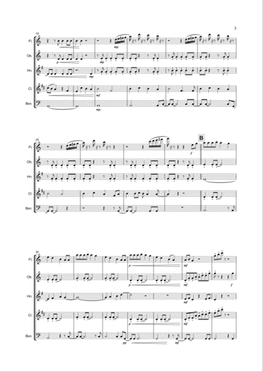 Shake It Off Woodwind Quintet scores gallery preview page 3