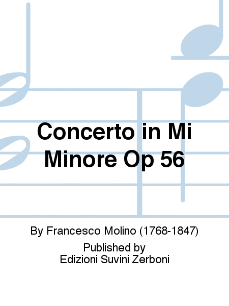 Concerto in Mi Minore Op 56