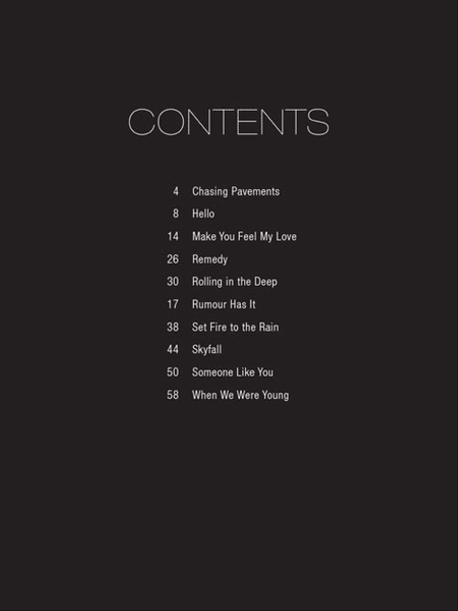 Adele Adele Easy Piano scores gallery preview page 2