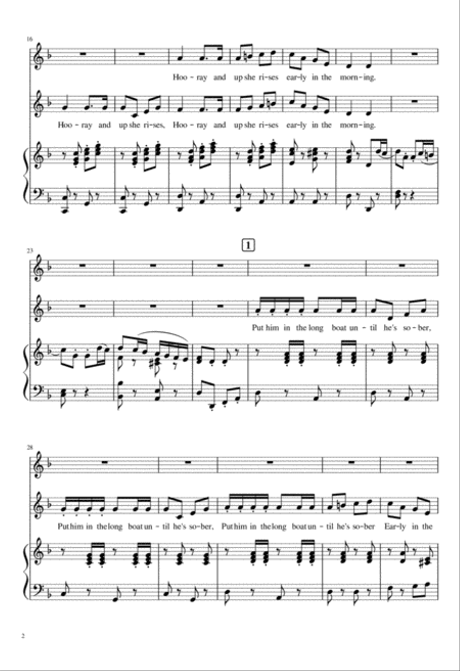 Sea Shanty Time! Sea Shanty Time! SA scores gallery preview page 2