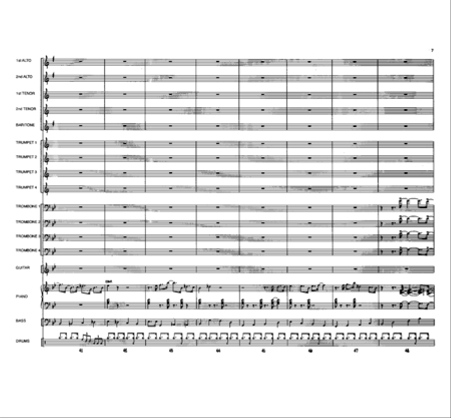Down At Duke's Place Jazz Ensemble scores gallery preview page 7