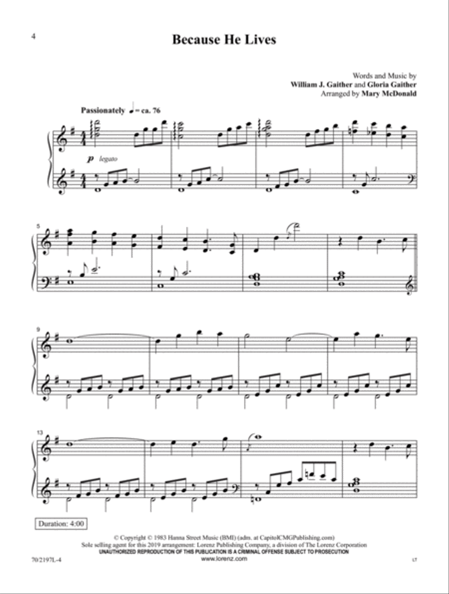 From the Heart Piano Solo scores gallery preview page 3