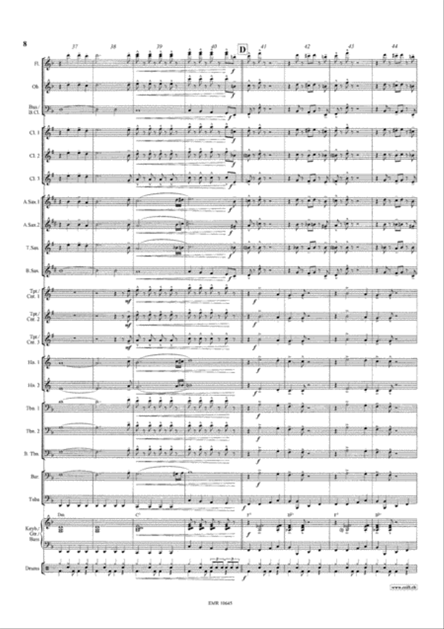 The Blues Brothers Concert Band scores gallery preview page 9