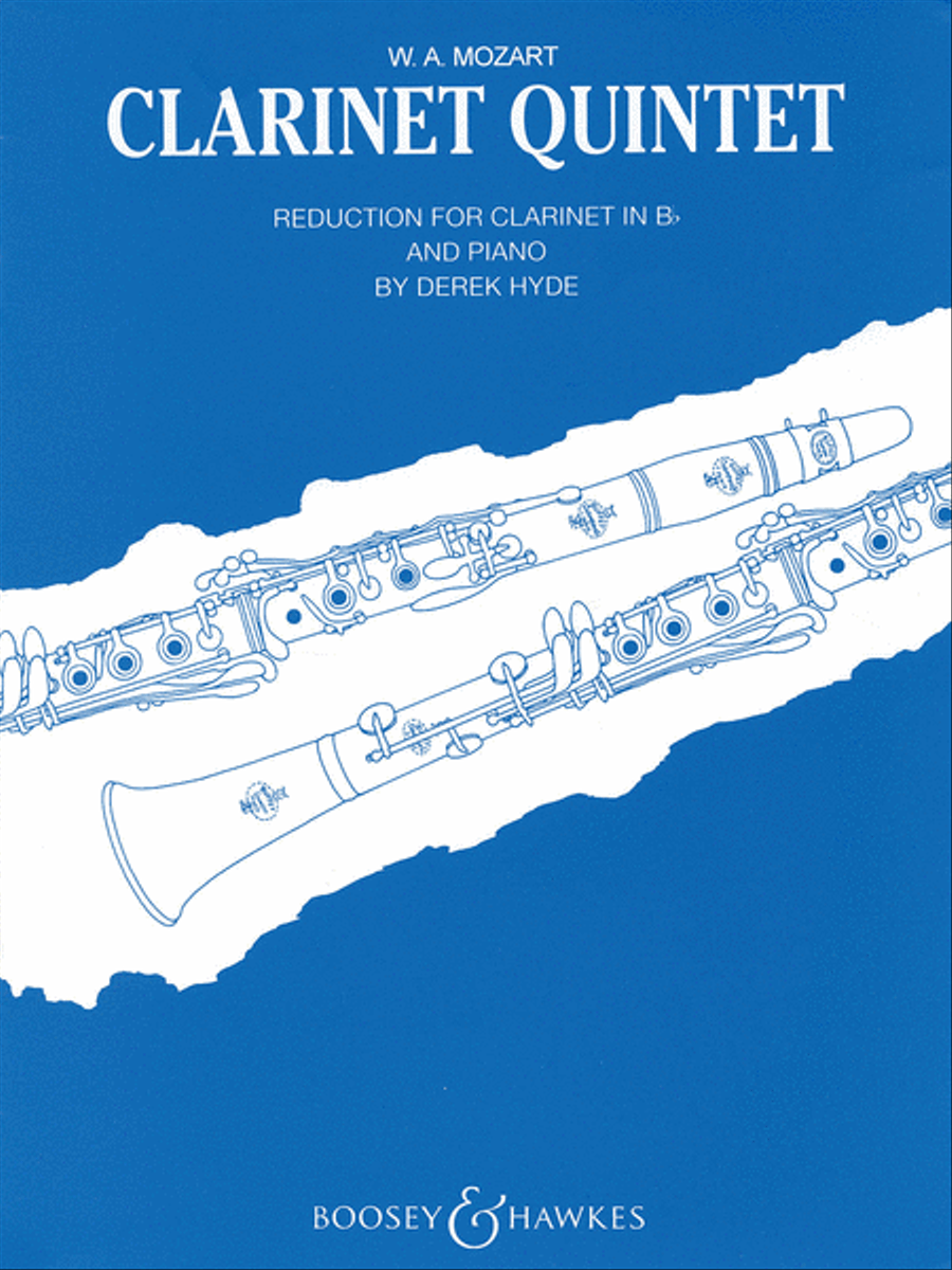 Clarinet Quintet in A, K.581 Clarinet Solo scores gallery preview page 1
