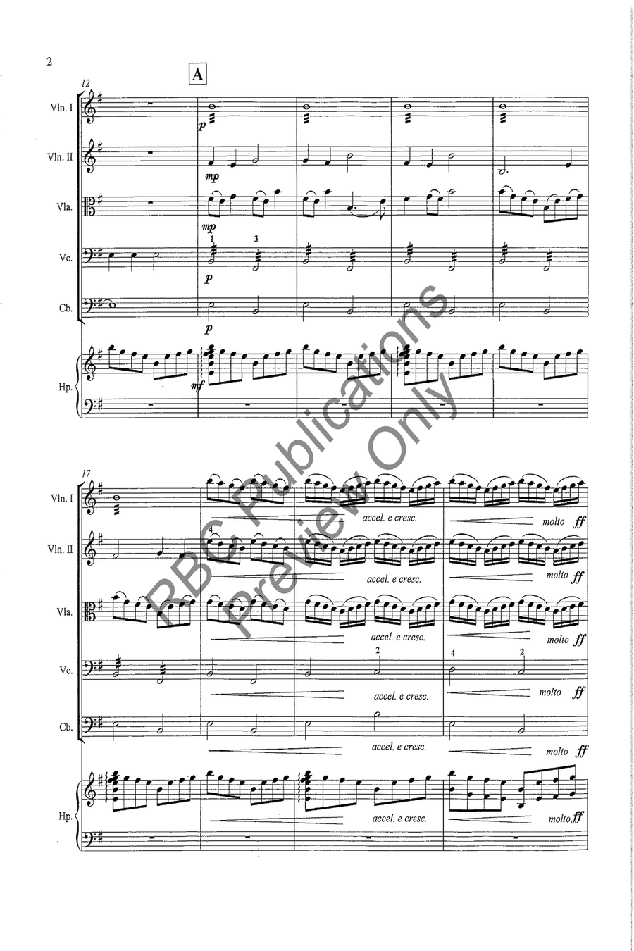 Russian Rhapsody #1 String Orchestra scores gallery preview page 5