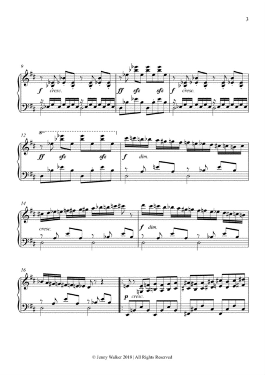 Piano Borealis: 6 - Moving Earth Piano Solo scores gallery preview page 3