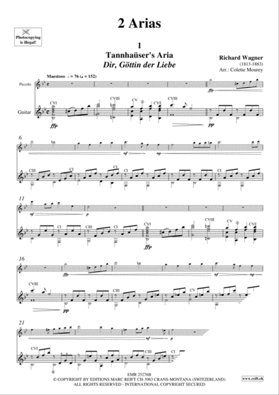 2 Arias 2 Arias Piccolo scores gallery preview page 3