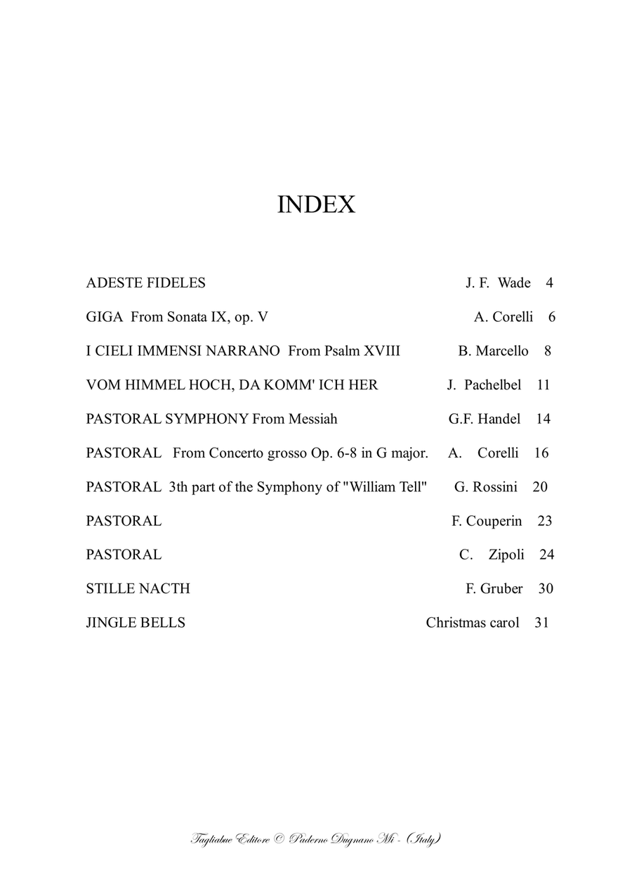 CHRISTMAS MASTERPIECES FOR ORGAN - Look at the content of the collection inside Organ Solo scores gallery preview page 3