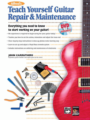 Book cover for Alfred's Teach Yourself Guitar Repair & Maintenance