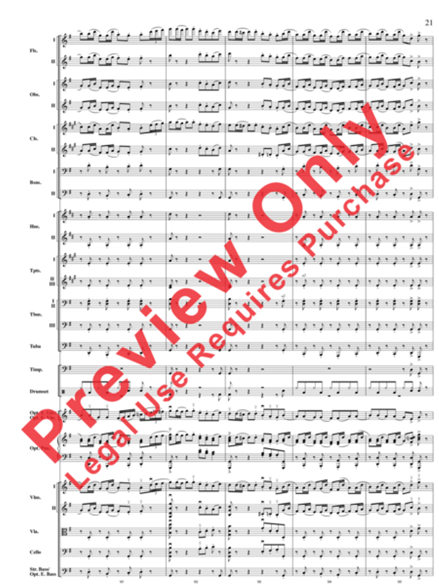 A Mad Russian's Christmas Full Orchestra scores gallery preview page 22