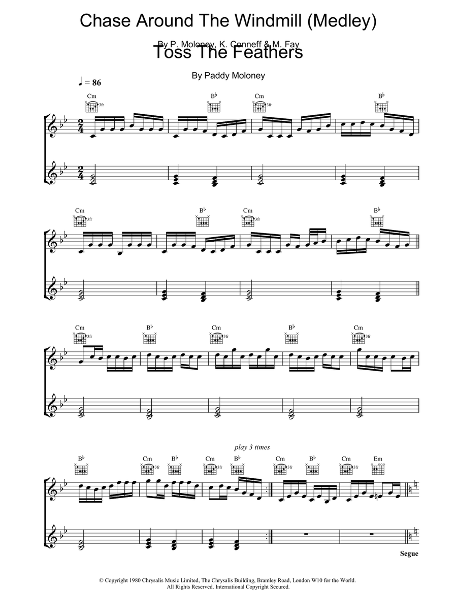 Chase Around The Windmill (Medley) Piano Solo scores gallery preview page 1
