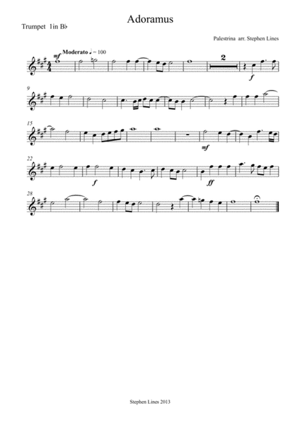 Adoramus - Brass Quartet image number null