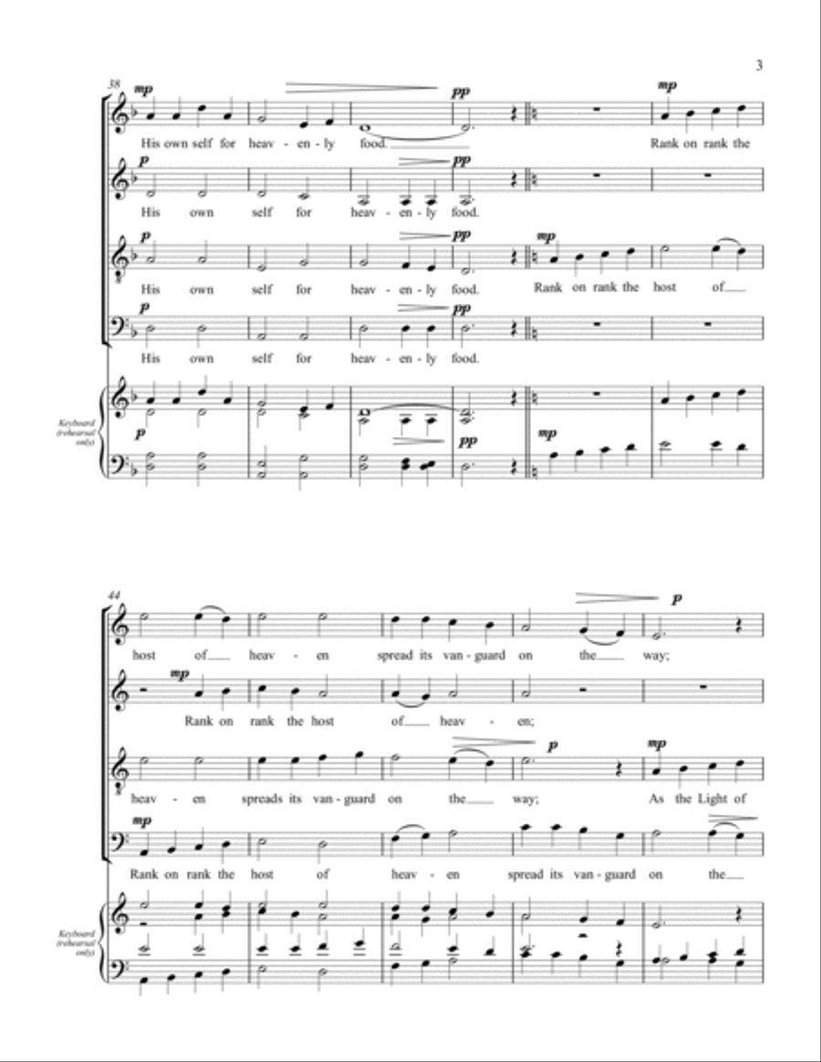 Let All Mortal Flesh Keep Silence 4-Part scores gallery preview page 3