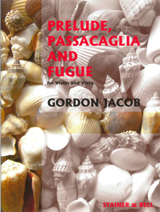 Book cover for Prelude, Passacaglia and Fugue for Violin and Viola