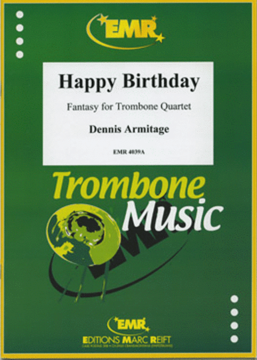 Happy Birthday Suite Trombone Quartet scores gallery preview page 1
