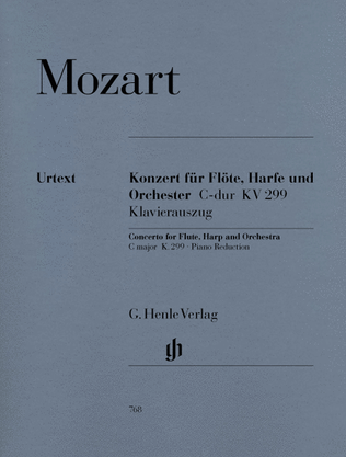 Book cover for Concerto for Flute, Harp and Orchestra in C Major, K. 299 (297c)