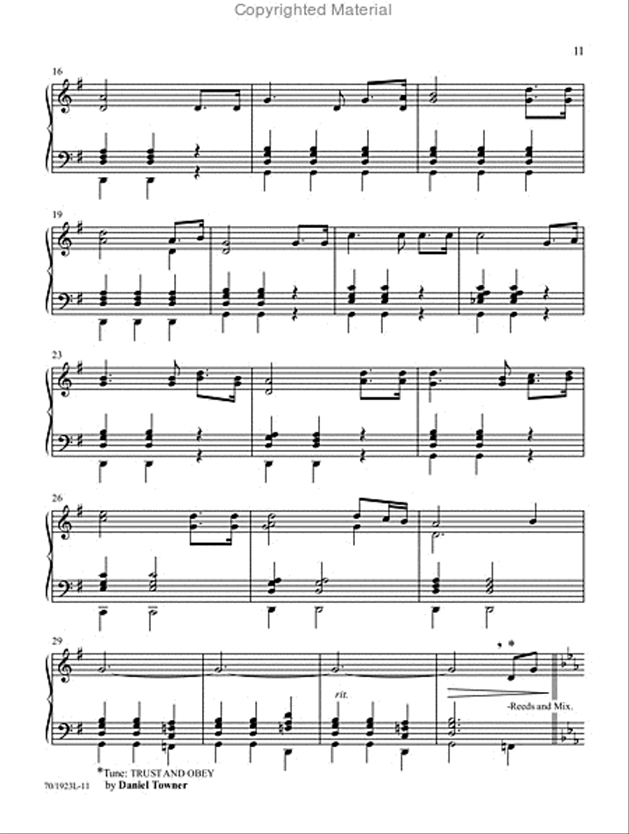 God Gave a Song God Gave a Song Organ Solo scores gallery preview page 5