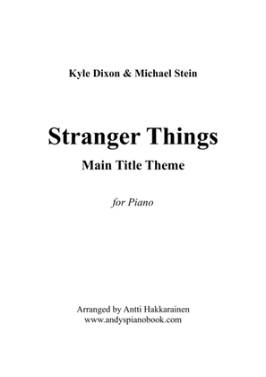 Book cover for Stranger Things Main Title Theme