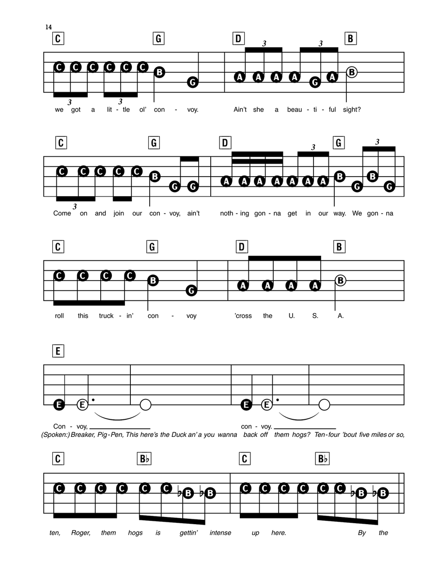 Convoy Electronic Keyboard scores gallery preview page 2