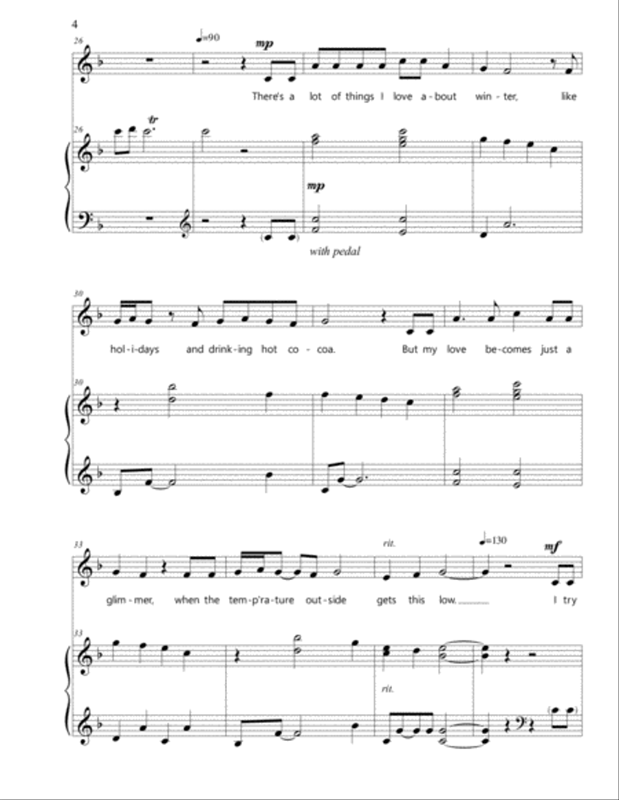 I'm So Cold I'm So Cold Voice Solo scores gallery preview page 5