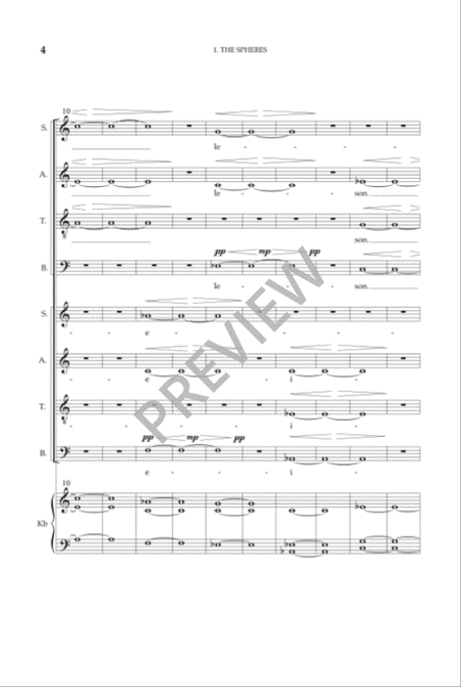 Sunrise Mass (Vocal Score) SSAATTBB scores gallery preview page 3