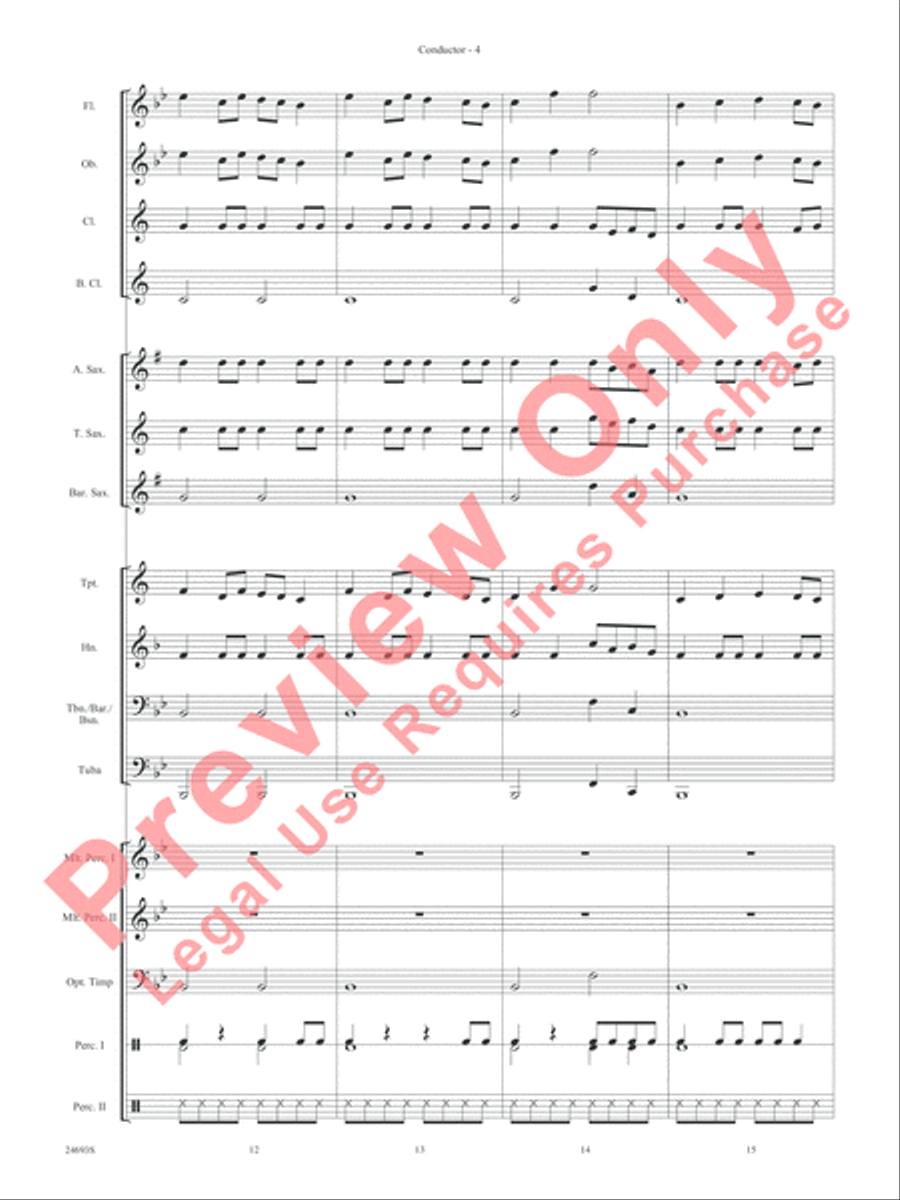 To a Skylark To a Skylark Concert Band scores gallery preview page 7