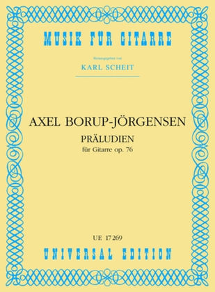 Book cover for Preludes, Op. 76, Guitar