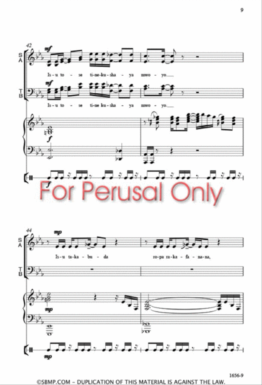 Heartbeat 4-Part scores gallery preview page 8