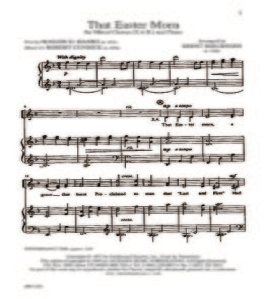 That Easter Morn - SAB 3-Part scores gallery preview page 2