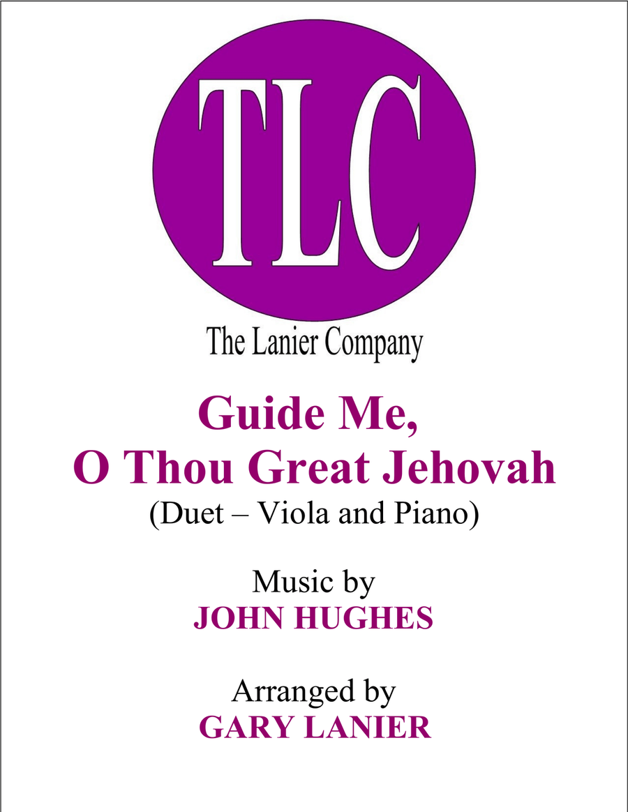GUIDE ME, O THOU GREAT JEHOVAH (Duet – Viola and Piano/Score and Parts) Piano Accompaniment scores gallery preview page 1