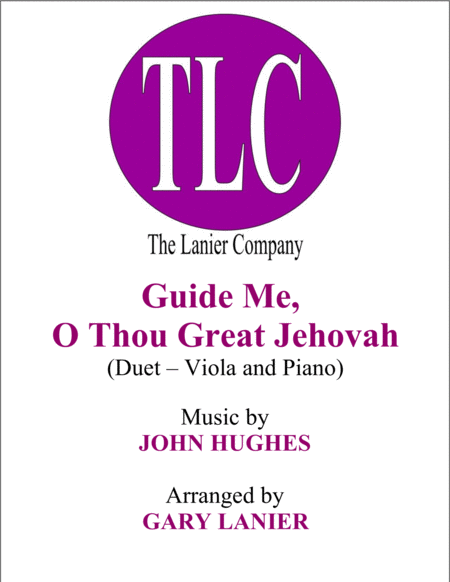 GUIDE ME, O THOU GREAT JEHOVAH (Duet – Viola and Piano/Score and Parts) image number null