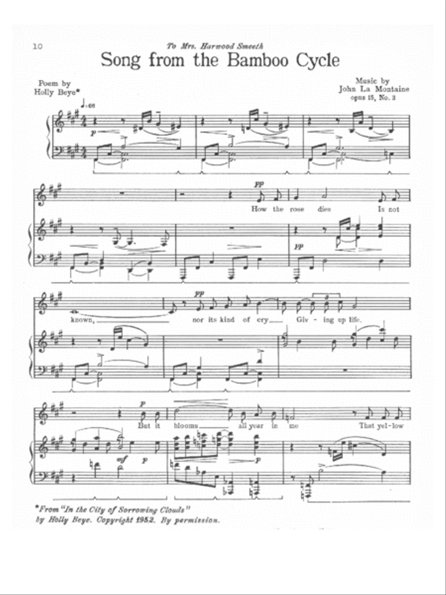 Three Poems of Holly Beye, Op. 15 Voice Solo scores gallery preview page 4