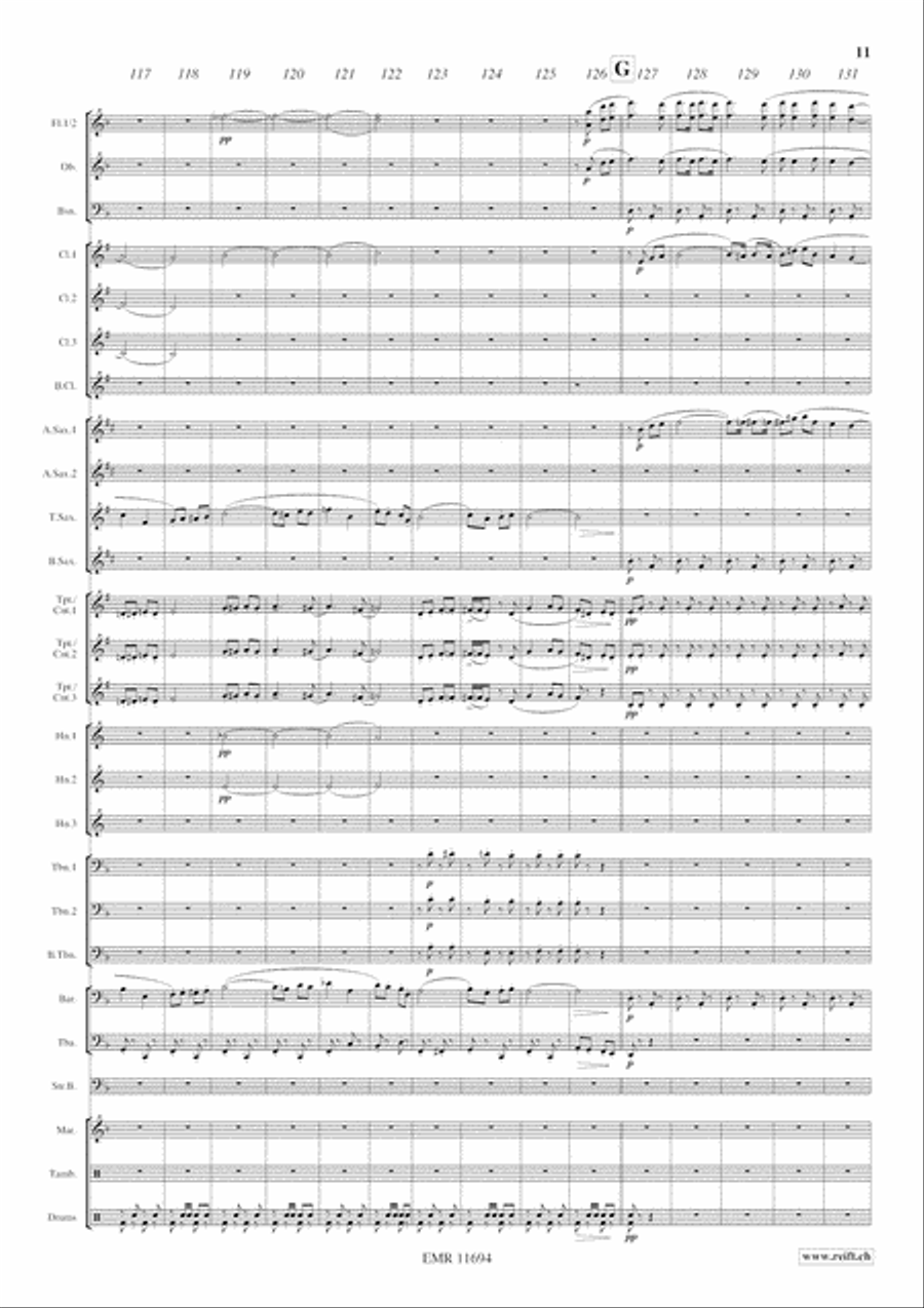 Otto e Mezzo Concert Band scores gallery preview page 12